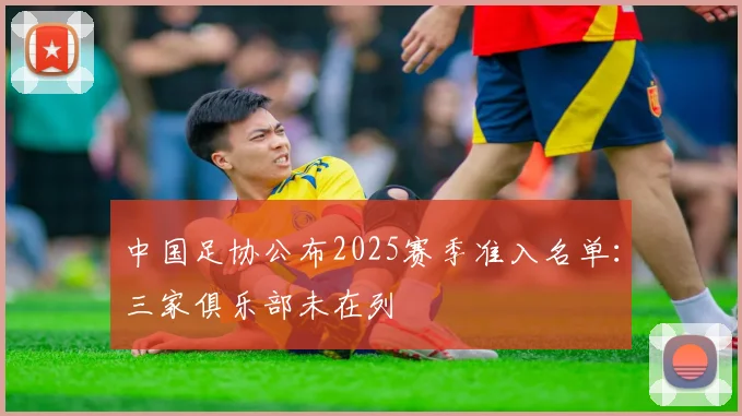 中国足协公布2025赛季准入名单：三家俱乐部未在列