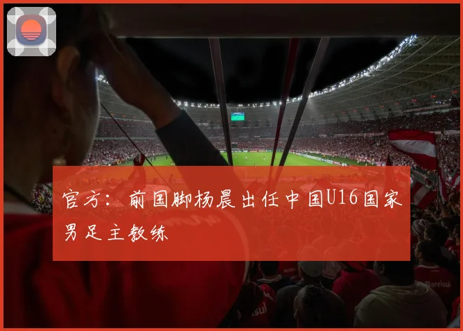 官方：前国脚杨晨出任中国U16国家男足主教练